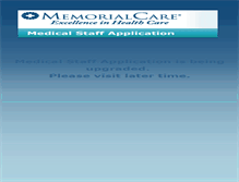 Tablet Screenshot of msapply.memorialcare.org